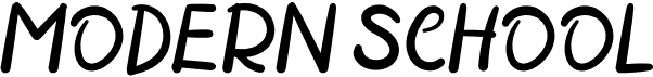 preview image of the Modern School font