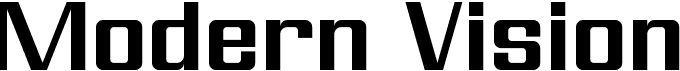 preview image of the Modern Vision font