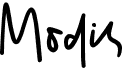 preview image of the Modis font