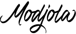 preview image of the Modjola font