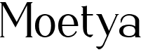 preview image of the Moetya font