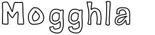 preview image of the Mogghla font
