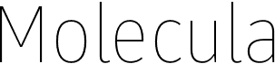 preview image of the Molecula font