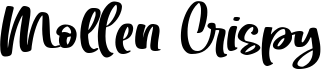 preview image of the Mollen Crispy font