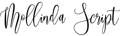 preview image of the Mollinda Script font