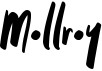 preview image of the Mollroy font
