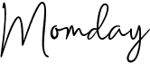 preview image of the Momday font