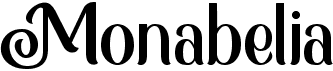 preview image of the Monabelia font