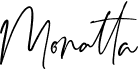 preview image of the Monatta font