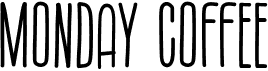 preview image of the Monday Coffee font