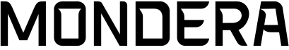 preview image of the Mondera font