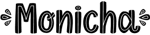 preview image of the Monicha font