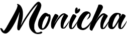 preview image of the Monicha font