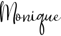 preview image of the Monique font