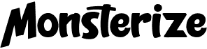 preview image of the Monsterize font