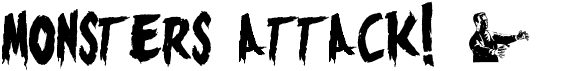 preview image of the Monsters Attack! font