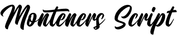 preview image of the Monteners Script font