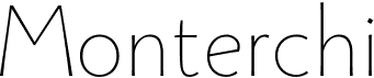 preview image of the Monterchi font