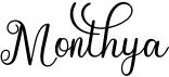 preview image of the Monthya font