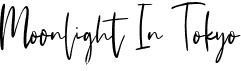 preview image of the Moonlight In Tokyo font