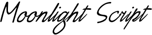 preview image of the Moonlight Script font