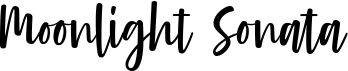 preview image of the Moonlight Sonata font