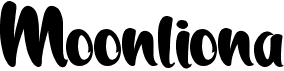preview image of the Moonliona font