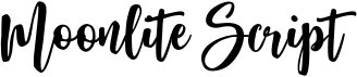 preview image of the Moonlite Script font