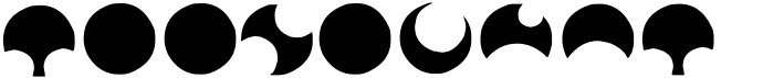 preview image of the Moonogram font