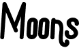 preview image of the Moons font