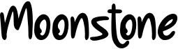 preview image of the Moonstone font