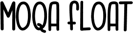 preview image of the Moqa Float font