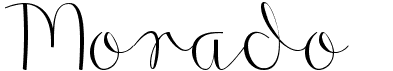 preview image of the Morado font