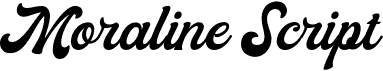 preview image of the Moraline Script font