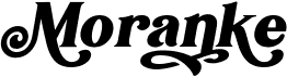 preview image of the Moranke font