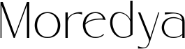 preview image of the Moredya font