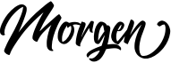 preview image of the Morgen font