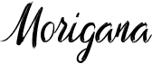 preview image of the Morigana font