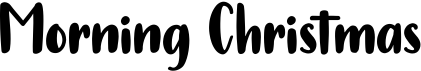 preview image of the Morning Christmas font