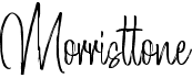 preview image of the Morristtone font