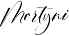 preview image of the Mortyni font