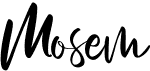 preview image of the Mosem font