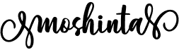preview image of the Moshinta font