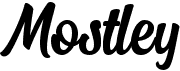 preview image of the Mostley Script font