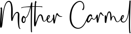 preview image of the Mother Carmel font