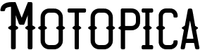 preview image of the Motopica font