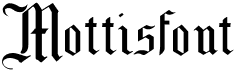 preview image of the Mottisfont font