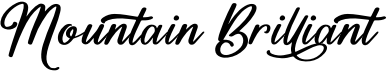 preview image of the Mountain Brilliant font