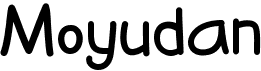 preview image of the Moyudan font