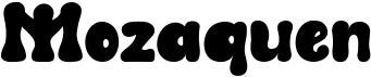 preview image of the Mozaquen font